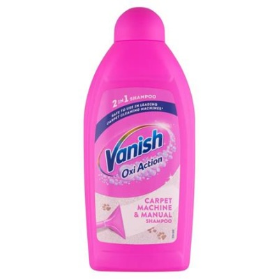 Szőnyegtisztító sampon, kézi, 0,5 l, VANISH "Oxi Action"